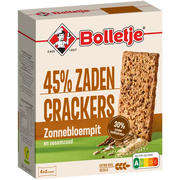 45% Zadencrackers Zonnebloempitten