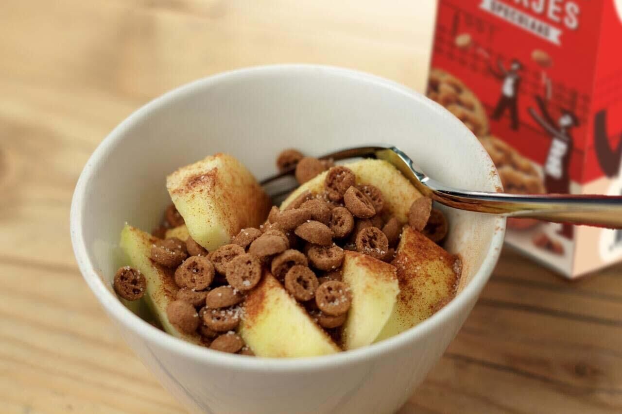 Appel-kaneel hapje