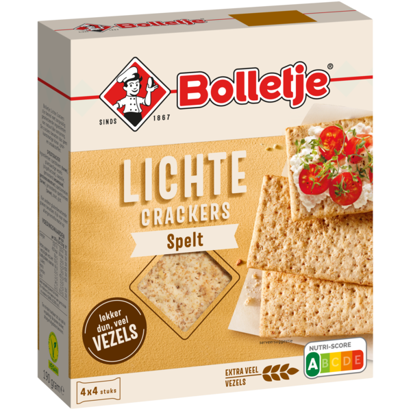 Lichte Crackers Spelt