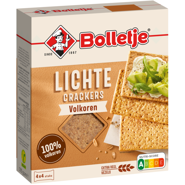 Lichte Crackers Volkoren