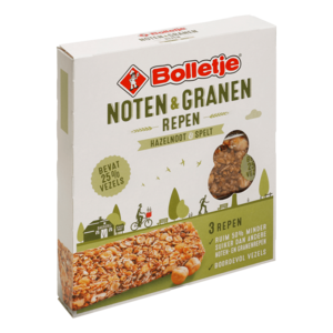 Noten & Granenrepen Hazelnoot & Spelt