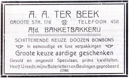 Overname door Albertus A. ter Beek