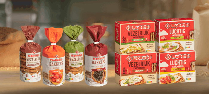 Vernieuwd! Bolletje Knäckebröd en Beschuit